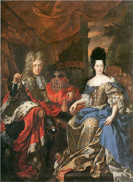 Jan Frans van Douven Double portrait of Johann Wilhelm von der Pfalz and Anna Maria Luisa de' Medici oil painting image